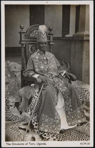 The Omukama of Toro, Uganda.