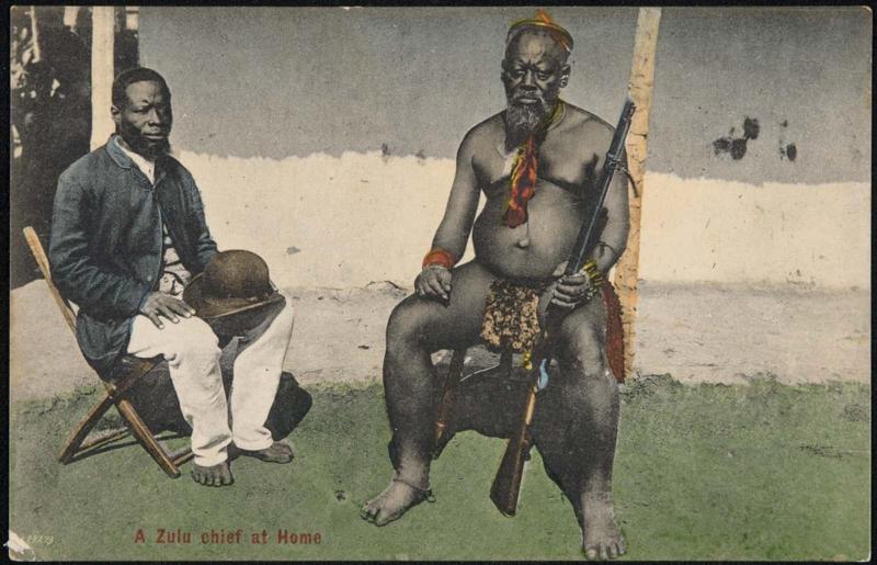A Zulu chief at Home
