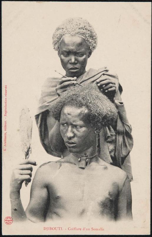 DJIBOUTI. - Coiffure d'un Somalis