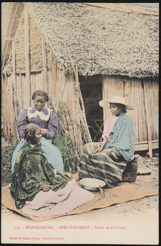 MADAGASCAR. - DIEGO-SUAREZ. - Salon de Coiffure