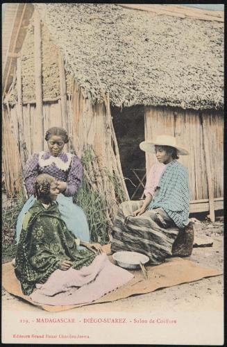 MADAGASCAR. - DIEGO-SUAREZ. - Salon de Coiffure