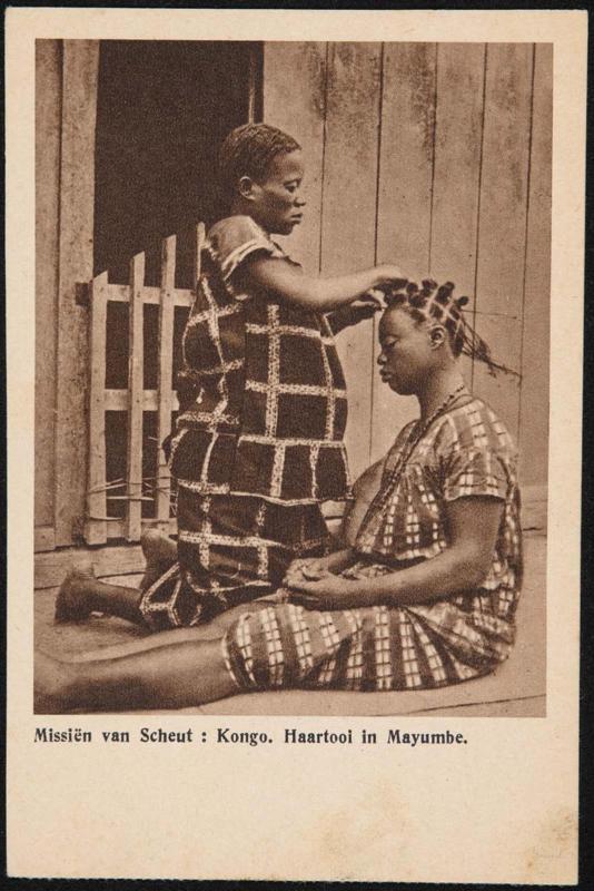 Kongo. Haartooi in Mayumbe.