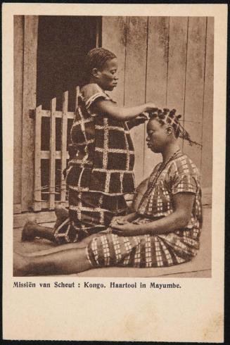 Kongo. Haartooi in Mayumbe.