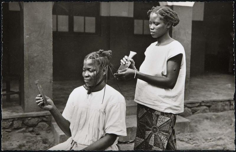Congo Belge. Coiffures Congolaises