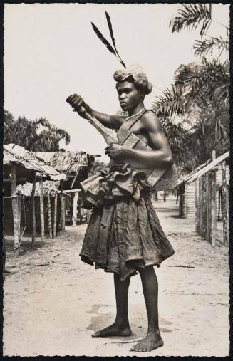 MWEKA (Congo Belge). Jeune Homme Bakuba