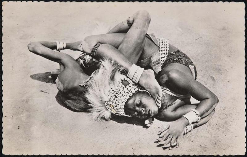 AFRIQUE NOIRE. Petites danseuses de Man