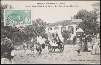 Afrique occidentale - GUINÉE. Une Noce à la Côte - Le Coupé des Mariés