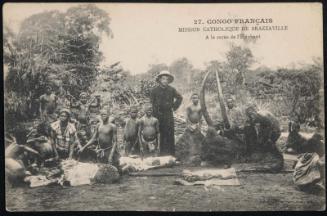 CONGO FRANÇAIS. A la curée de l'Éléphant