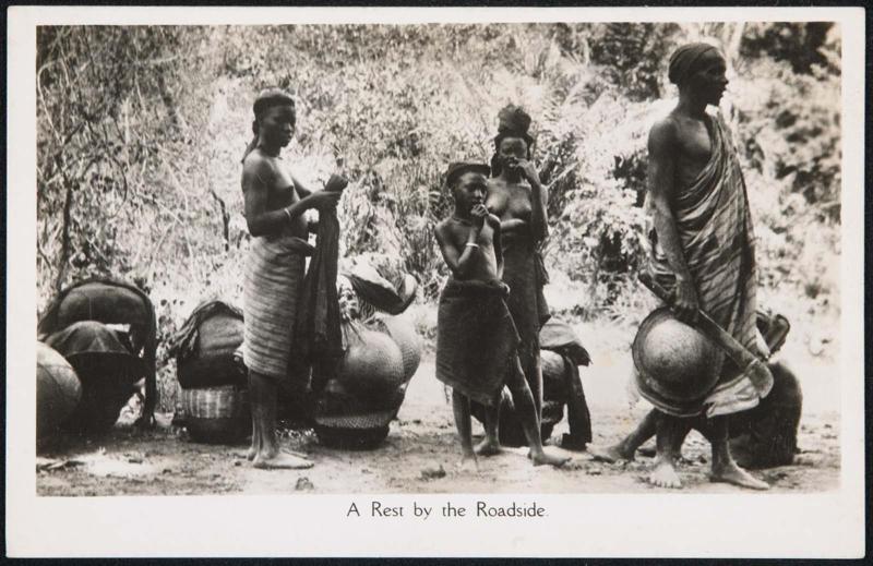 A Rest by the Roadside.