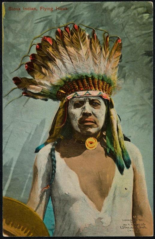 Sioux Indian, Flying Hawk