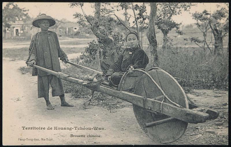Territoire de Kouang-Tchéou-Wan. Brouette chinoise.