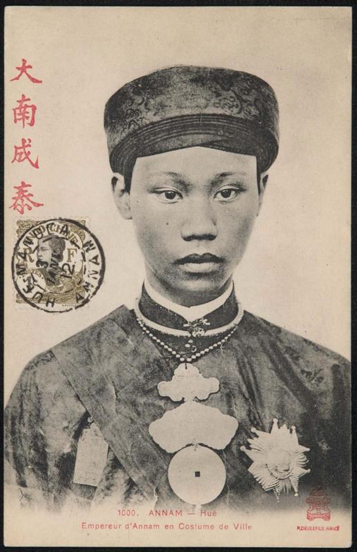 ANNAM - Hué Empereur d'Annam en Costume de Ville