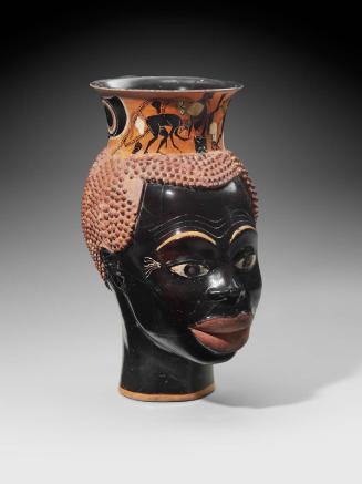 Mug in the shape of a man's head