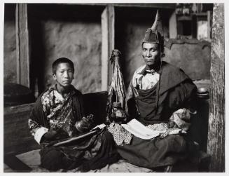 Lama Kangri Tenzing and Young Monk Sonam Tsering, Mangri Village, Mugu, Nepal