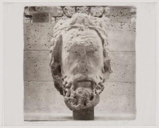 Head of King (Sculpture in The Cloisters Museum, New York)