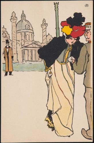 Woman receiving a letter, from the series Viennese Types
