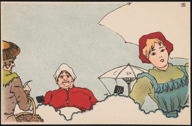 Women in the market, from the series Viennese Types