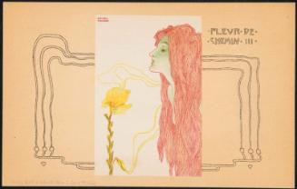 Woman with a yellow flower, from the series Street Flowers