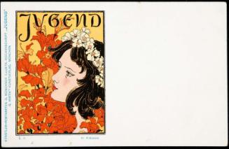 Woman with a crown of flowers