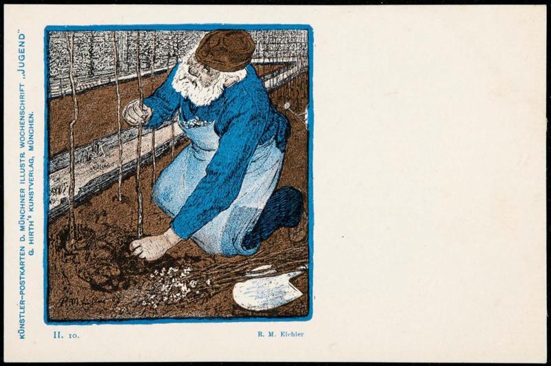 Farmer planting