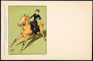 Woman on a horse