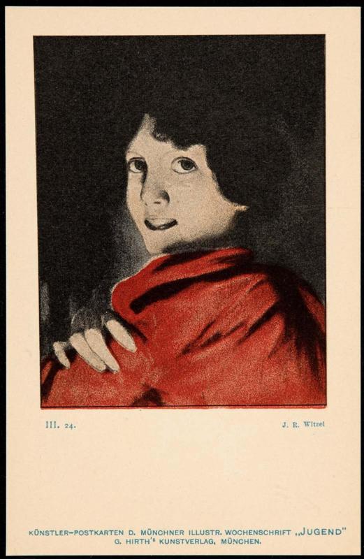 Woman in red