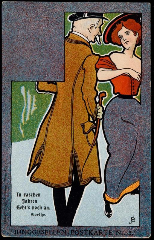 In raschen Jahren Geht's noch an. - Goethe.