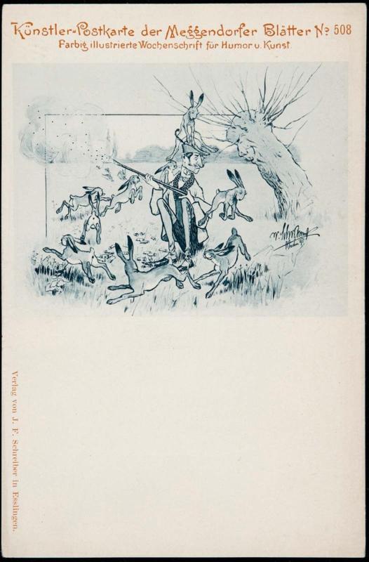 Hunter fooled by rabbits