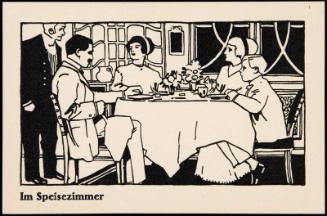 In the dining room