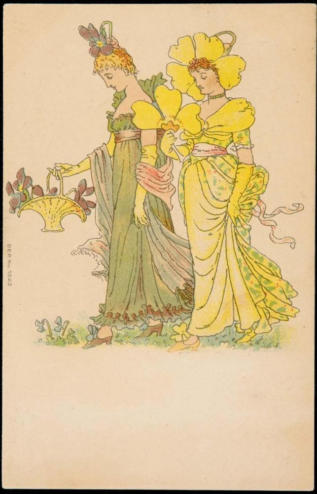 Violet and Primrose, from a series based on Flora’s Feast