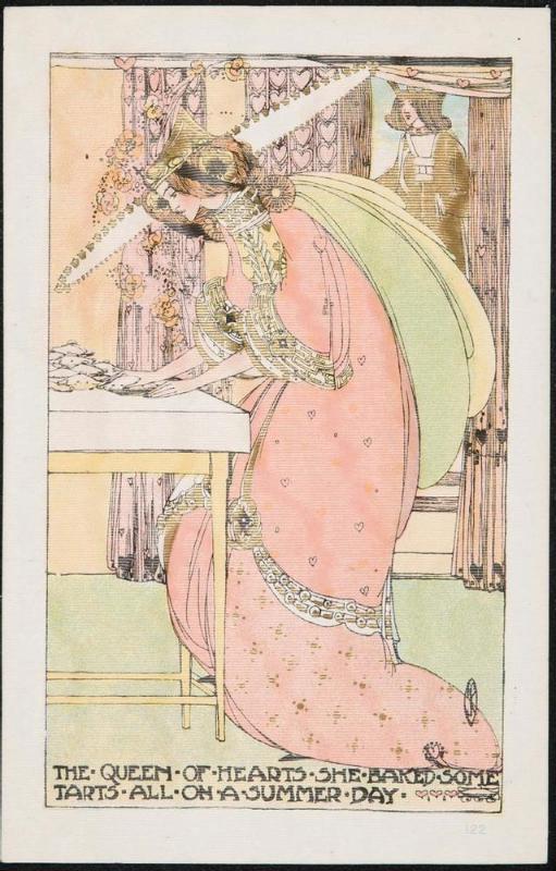 THE QUEEN OF HEARTS, SHE BAKED SOME TARTS, ALL ON A SUMMER DAY