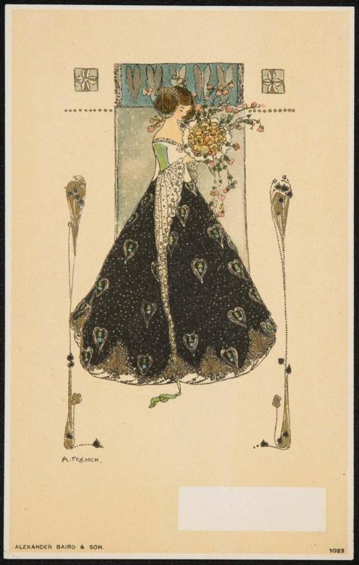 Woman holding a bouquet of roses