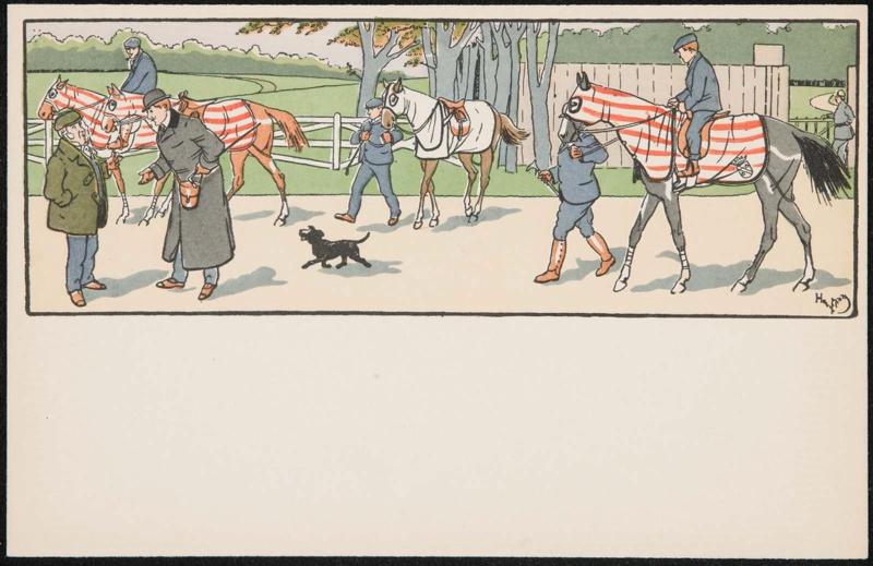 Preparing for a horse race
