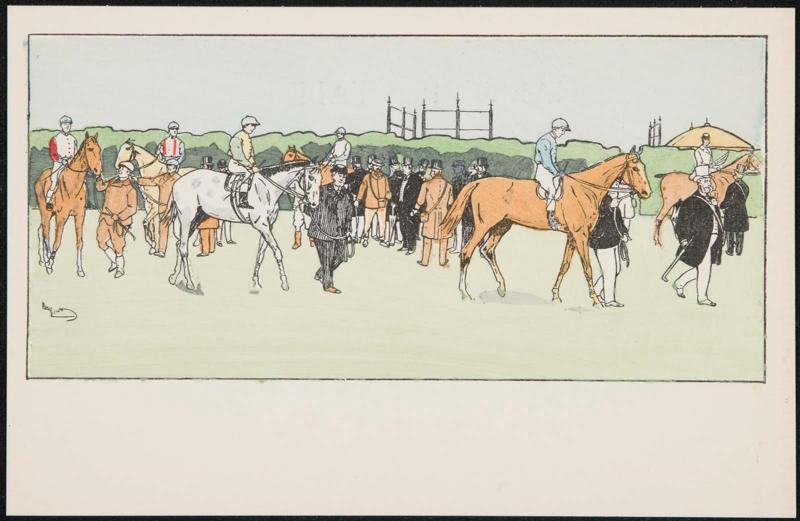 Presenting the horses