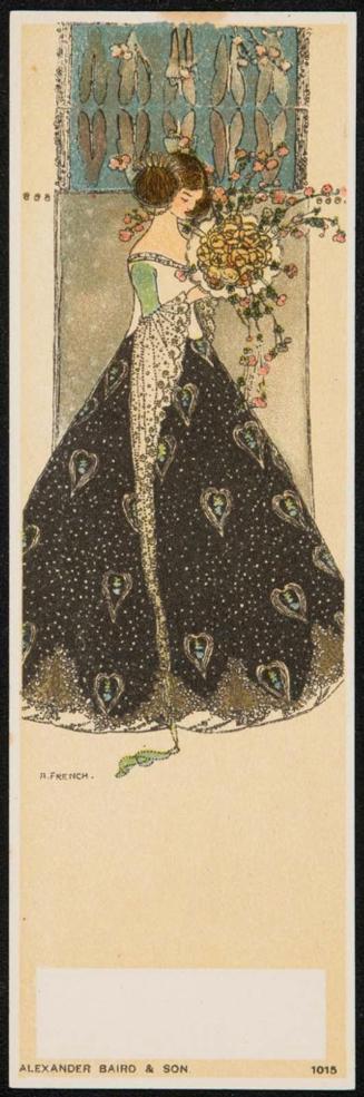 Woman holding a bouquet of roses