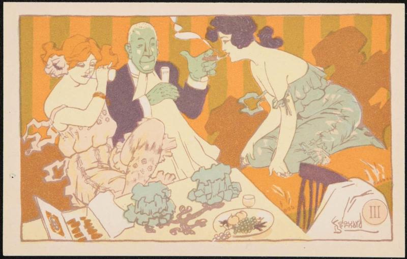 Smoking with two women