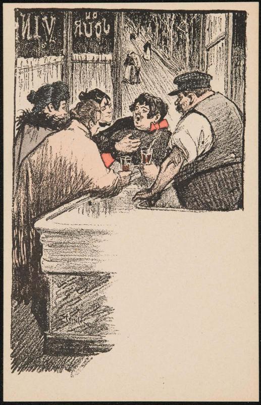 At the bar