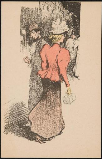 Fashionable woman on the street