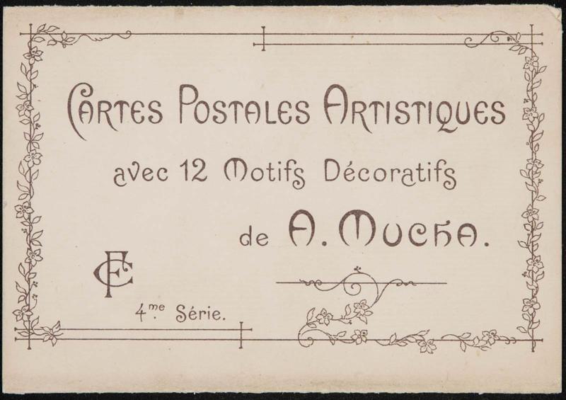 Envelope for the series Cartes Postales Artistiques; Series 4