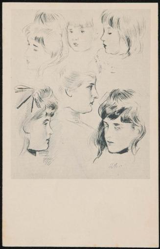 Sketches of young girls