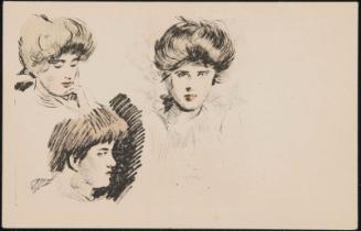 Sketches of young women