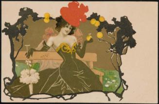 Woman picking fruit from a tree