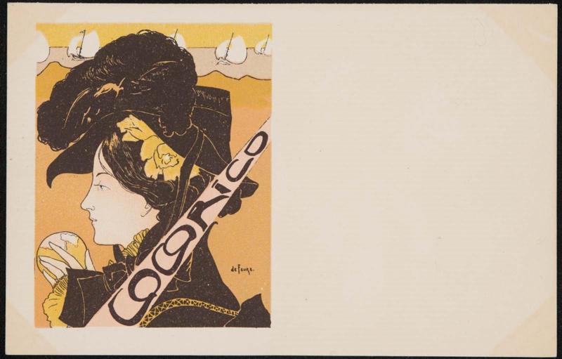 Cover art for the magazine Cocorico