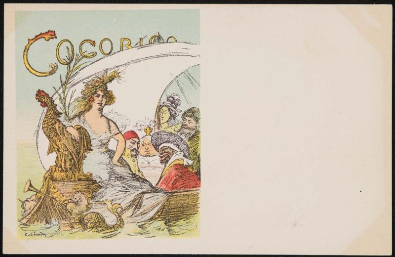 Cover art for the magazine Cocorico