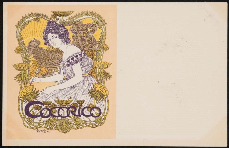 Cover art for the magazine Cocorico