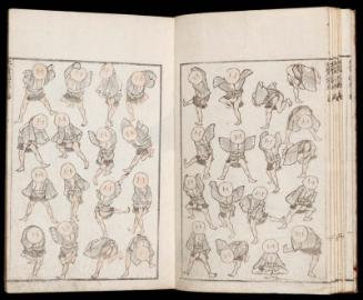 (Denshin kaishu) Hokusai manga sanpen (Hokusai Sketchbooks, vol. 3)