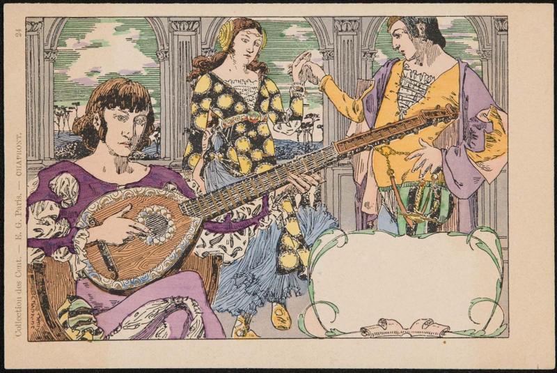 Musician and dancers