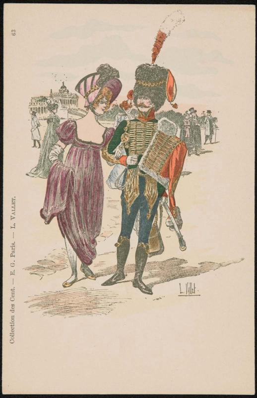 Couple in fancy attire