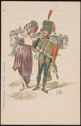 Couple in fancy attire