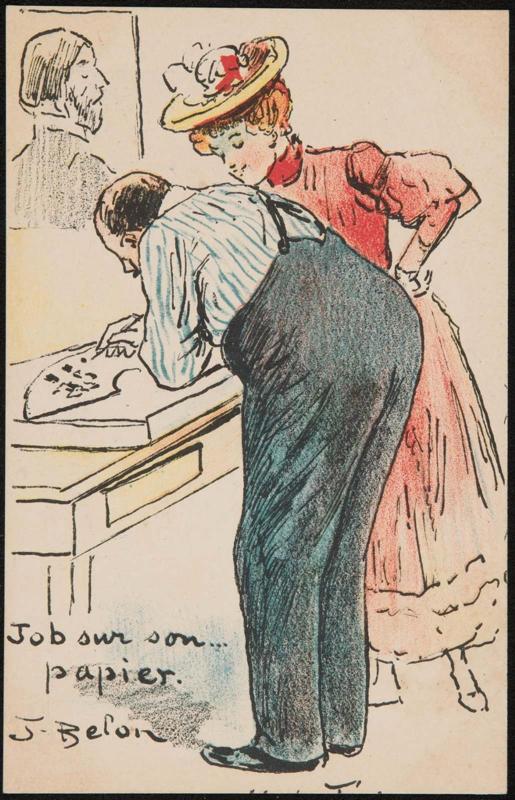Job sur son papier
